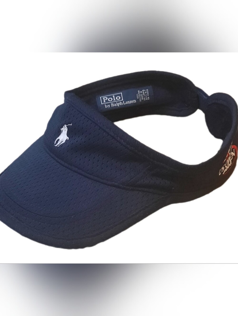 Vintage Polo Ralph Lauren 2006 US OPEN TENNIS CHAMPIONSHIP Visor :Navy/ White